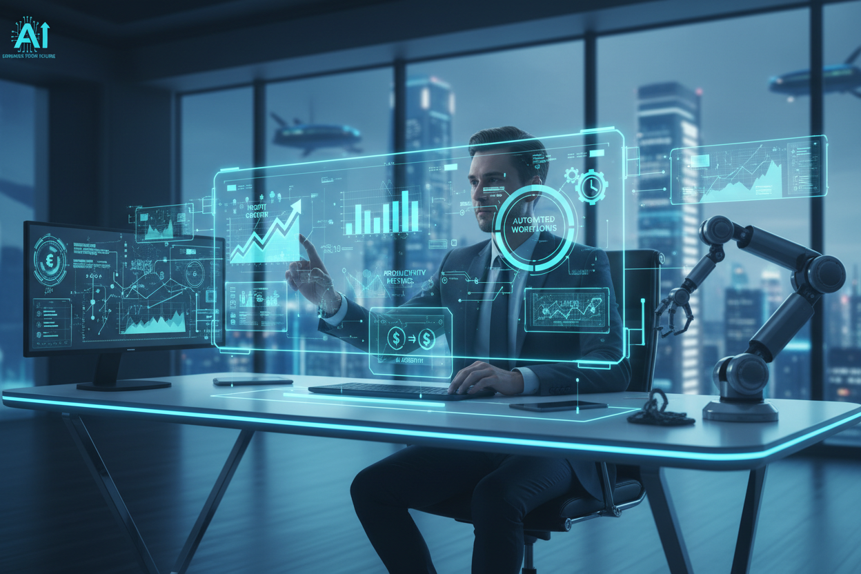 Premium AI hero banner - zarabianie i oszczędzanie czasu